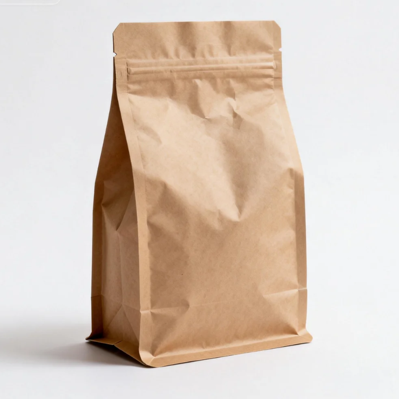 Black Kraft Stand Up Pouches